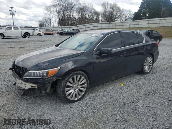 2015 Acura RLX Technology z VIN JH4KC1F54FC000422, wystawiony jako Copart lot #47426195 z przebiegiem 129 512 mil mil oraz Szkoda całkowita • Salvage title. Historia ofert i sprzedaży dostępna na DreamBid. Obrazek 1.