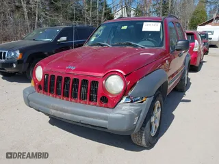 2007 Jeep Liberty Sport with VIN 1J4GL48K67W646261, listed as a IAAI auction lot 41913458 with 204,553 mi miles. Bid and sale history available at carsss.com. Image 6.
