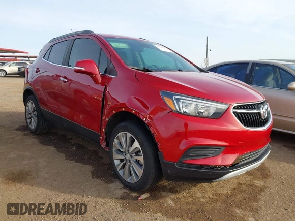 2019 Buick Encore Preferred with VIN KL4CJESBXKB829956, listed as a IAAI auction lot 41859417 with 33,540 mi miles. Bid and sale history available at carsss.com. Image 1.