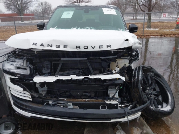 2021 Land Rover Range Rover Westminster with VIN SALGS2RUXMA438253, listed as a IAAI auction lot 41497073 with 52,087 mi miles and . Bid and sale history available at DreamBid. Image 6.