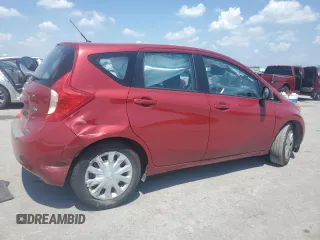 2014 Nissan Note S with VIN 3N1CE2CP7EL368238, listed as a Copart auction lot 62222165 with 29,392 mi miles and Salvage title. Bid and sale history available at DreamBid. Image 3.