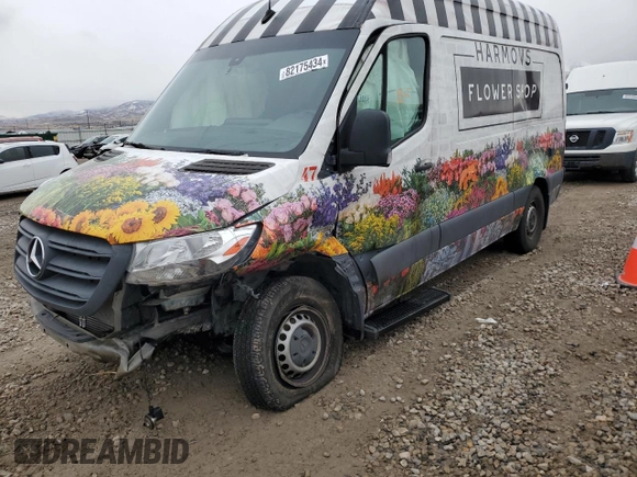 2020 Mercedes-Benz Sprinter with VIN W1W4EBHY6LT030247, listed as a Copart auction lot 82175434 with Not Provided miles and Salvage Title. Bid and sale history available at DreamBid. Image 1.