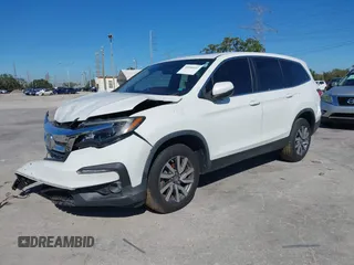 2020 Honda Pilot EX-L with VIN 5FNYF5H50LB020477, listed as a IAAI auction lot 40950652 with 1 mi miles. Bid and sale history available at carsss.com. Image 18.