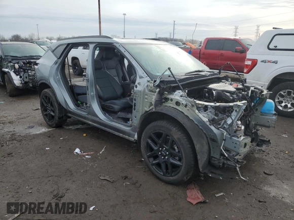 2023 Chevrolet Blazer RS with VIN 3GNKBERS6PS219608, listed as a Copart auction lot 47058875 with Not provided miles and Non repairable. Bid and sale history available at DreamBid. Image 4.
