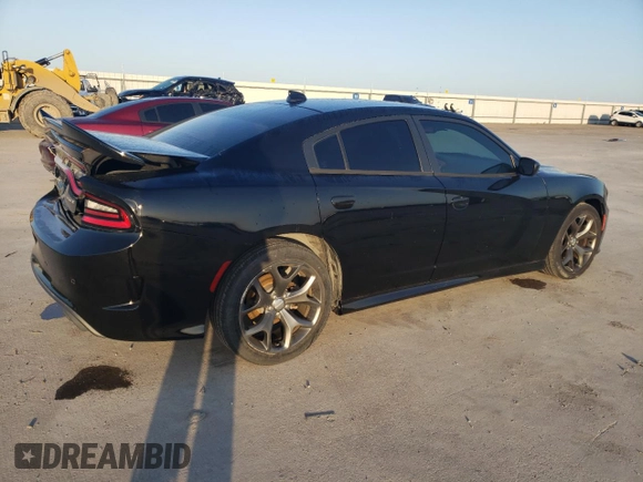 2015 Dodge Charger SXT z VIN 2C3CDXHG0FH866849, wystawiony jako Copart lot #52026055 z przebiegiem 111 043 mil mil oraz Szkoda całkowita • Salvage title. Historia ofert i sprzedaży dostępna na DreamBid. Obrazek 3.