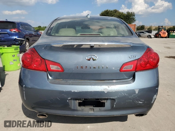 2008 Infiniti G35 with VIN JNKBV61E98M205584, listed as a Copart auction lot 71397924 with 152,266 mi miles and Salvage Title. Bid and sale history available at DreamBid. Image 6.