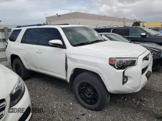 2023 Toyota 4Runner SR5 Premium with VIN JTENU5JR5P6156784, listed as a Copart auction lot 64789665 with 25,366 mi miles and Salvage title. Bid and sale history available at DreamBid. Image 4.