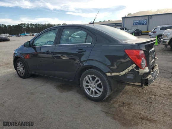 2013 Chevrolet Sonic LT with VIN 1G1JC5SH3D4178214, listed as a Copart auction lot 47222945 with 133,108 mi miles and Salvage Title. Bid and sale history available at carsss.com. Image 2.