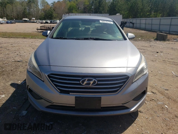 2017 Hyundai Sonata 2.4L with VIN 5NPE24AFXHH485093, listed as a Copart auction lot 50916775 with 182,458 mi miles and Salvage Title. Bid and sale history available at carsss.com. Image 5.