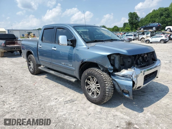 2011 Nissan Titan SL with VIN 1N6AA0EC4BN305296, listed as a Copart auction lot 59001395 with 194,557 mi miles and Salvage title. Bid and sale history available at DreamBid. Image 4.