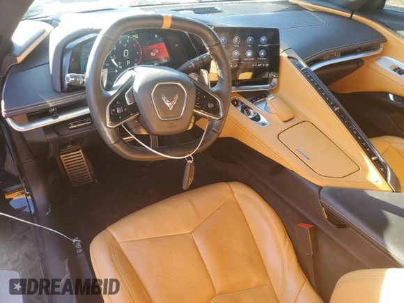 2023 Chevrolet Corvette 2LT with VIN 1G1YB2D41P5122703, listed as a Copart auction lot 42568685 with 26,101 mi miles and Clean title. Bid and sale history available at DreamBid. Image 8.