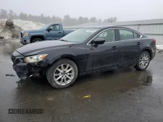 2015 Mazda 6 i Sport with VIN JM1GJ1U69F1163832, listed as a Copart auction lot 48033945 with 115,874 mi miles and Salvage Title. Bid and sale history available at carsss.com. Image 1.