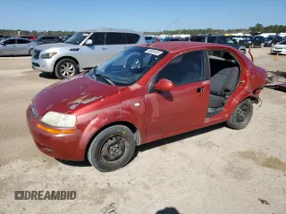 2006 Chevrolet Aveo LS with VIN KL1TD56686B557401, listed as a Copart auction lot 46954465 with 179,825 mi miles and Salvage title. Bid and sale history available at DreamBid. Image 1.
