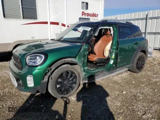 2022 MINI Countryman Cooper S with VIN WMZ83BR02N3N66904, listed as a Copart auction lot 76596324 with 22,096 mi miles and Salvage Title. Bid and sale history available at carsss.com. Image 1.