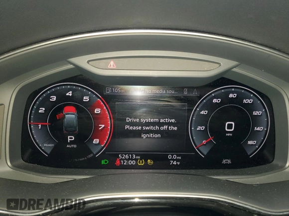 2021 Audi Q7 Premium Plus with VIN WA1LXAF79MD020579, listed as a Copart auction lot 62178985 with 52,613 mi miles and Clean title. Bid and sale history available at DreamBid. Image 9.