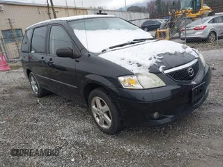 2003 Mazda MPV LX with VIN JM3LW28J230339455, listed as a IAAI auction lot 41575032 with 233,246 mi miles. Bid and sale history available at carsss.com. Image 1.