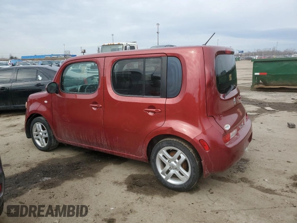 2012 Nissan Cube 1.8 S with VIN JN8AZ2KR9CT252628, listed as a Copart auction lot 47381215 with 183,723 mi miles and Salvage Title. Bid and sale history available at carsss.com. Image 2.