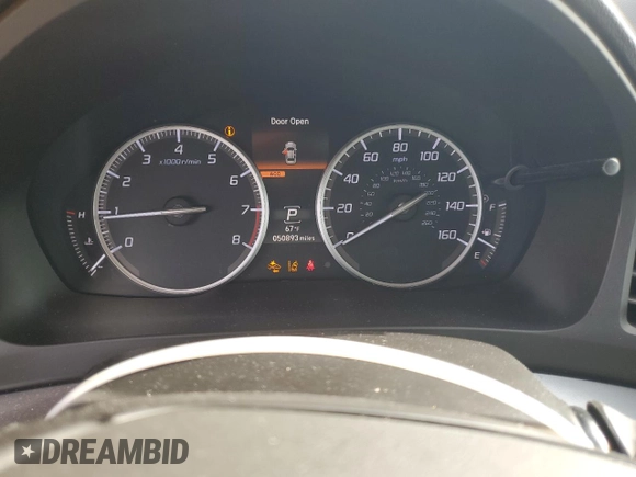 2019 Acura ILX w/Premium Pkg with VIN 19UDE2F7XKA004638, listed as a Copart auction lot 50988115 with 50,893 mi miles and Salvage Title. Bid and sale history available at carsss.com. Image 9.