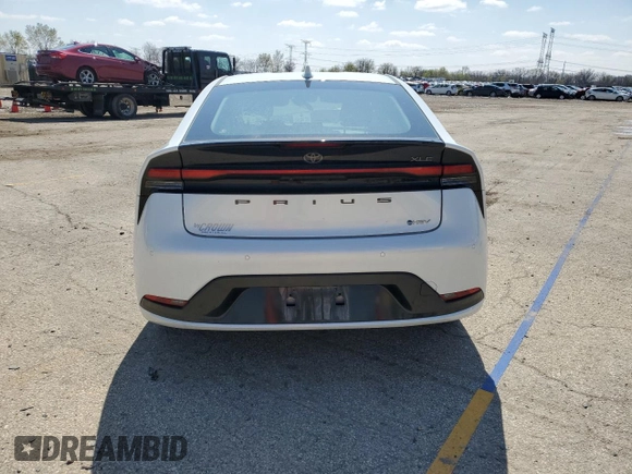 2024 Toyota Prius LE with VIN JTDACAAU5R3032912, listed as a Copart auction lot 52918005 with Not Provided miles and Salvage Title. Bid and sale history available at DreamBid. Image 6.