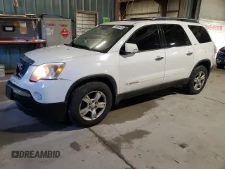 2008 GMC Acadia SLT1 with VIN 1GKEV23708J134349, listed as a Copart auction lot 46836435 with 165,200 mi miles and Salvage Title. Bid and sale history available at DreamBid. Image 1.