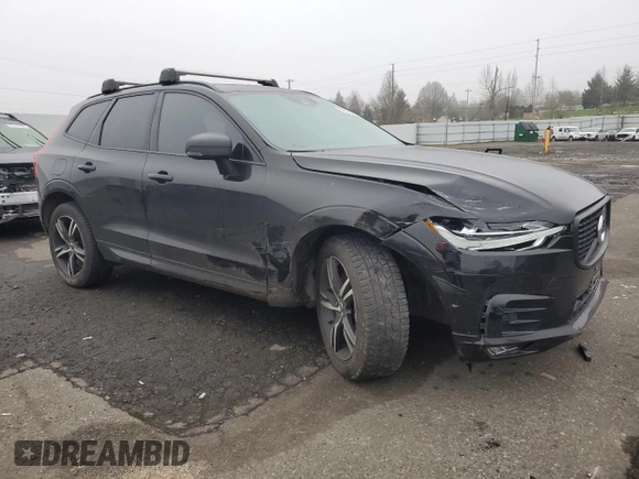 2018 Volvo XC60 R-Design with VIN YV4A22RM0J1047067, listed as a Copart auction lot 88360895 with 62,658 mi miles and Salvage title. Bid and sale history available at DreamBid. Image 4.