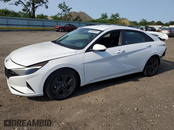 2021 Hyundai Elantra SEL z VIN 5NPLS4AG0MH033552, wystawiony jako Copart lot #59036345 z przebiegiem 49 053 mil mil oraz Szkoda całkowita • Salvage title. Historia ofert i sprzedaży dostępna na DreamBid. Obrazek 1.