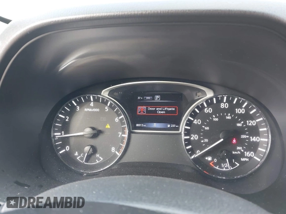 2019 Nissan Pathfinder SV with VIN 5N1DR2MM8KC622441, listed as a IAAI auction lot 41865931 with 80,013 mi miles. Bid and sale history available at carsss.com. Image 7.