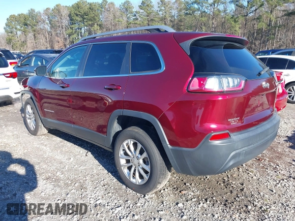 2019 Jeep Cherokee Latitude with VIN 1C4PJLCB8KD220444, listed as a IAAI auction lot 41245726 with 98,659 mi miles and . Bid and sale history available at DreamBid. Image 3.