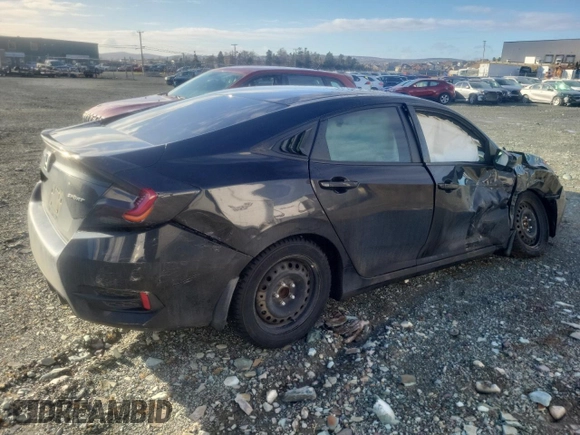 2021 Honda Civic Sport with VIN 2HGFC2F84MH008244, listed as a Copart auction lot 87156854 with 78,623 mi miles and Salvage Title. Bid and sale history available at DreamBid. Image 3.