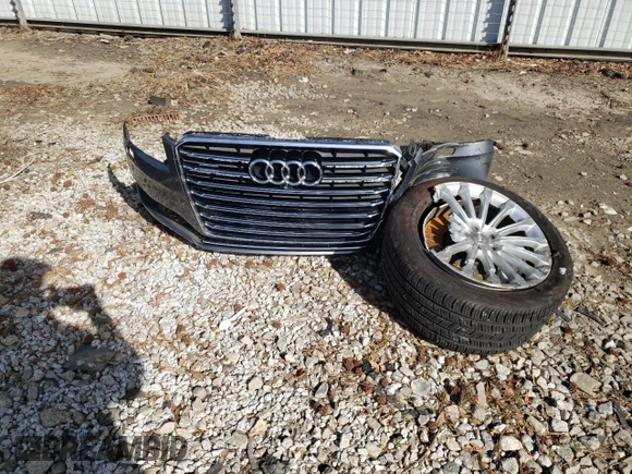 2015 Audi A8 3.0T with VIN WAU3GAFD3FN027632, listed as a Copart auction lot 49260355 with 97,076 mi miles and Salvage Title. Bid and sale history available at DreamBid. Image 12.