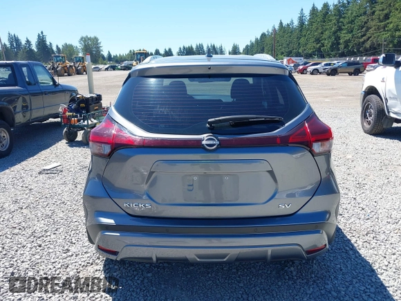 2023 Nissan Kicks SV with VIN 3N1CP5CV8PL542394, listed as a IAAI auction lot 42462163 with 28,017 mi miles and . Bid and sale history available at DreamBid. Image 17.