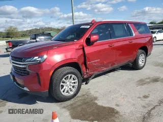 2022 Chevrolet Suburban LT with VIN 1GNSKCKD1NR161696, listed as a Copart auction lot 52105165 with 84,389 mi miles and Clean Title. Bid and sale history available at DreamBid. Image 1.