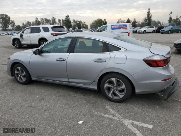 2019 Honda Insight EX with VIN 19XZE4F51KE029343, listed as a Copart auction lot 47626315 with 90,819 mi miles and Salvage Title. Bid and sale history available at carsss.com. Image 2.