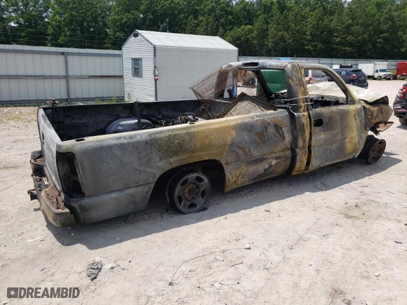 2002 Chevrolet Silverado 1500 with VIN 1GCEC14W32Z225240, listed as a Copart auction lot 58837234 with 0 mi miles and Non Repairable. Bid and sale history available at carsss.com. Image 3.