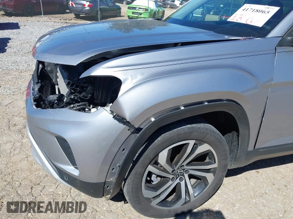 2023 Volkswagen Atlas SE with VIN 1V2WR2CAXPC505406, listed as a IAAI auction lot 41718065 with 44,305 mi miles and . Bid and sale history available at DreamBid. Image 18.