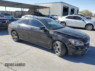 2018 Mercedes-Benz CLA with VIN WDDSJ4EB8JN556543, listed as a Copart auction lot 54046885 with 99,293 mi miles and Salvage Title. Bid and sale history available at carsss.com. Image 4.