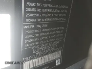 2020 Land Rover Range Rover Sport SVR z VIN SALWZ2RE5LA725837, wystawiony jako Copart lot #73932264 z przebiegiem Nie podano mil oraz Nie do naprawy • Non repairable. Historia ofert i sprzedaży dostępna na DreamBid. Obrazek 14.