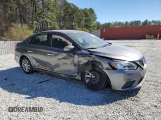 2018 Nissan Sentra S with VIN 3N1AB7AP0JY336521, listed as a Copart auction lot 47239925 with 147,445 mi miles and Salvage Title. Bid and sale history available at DreamBid. Image 4.