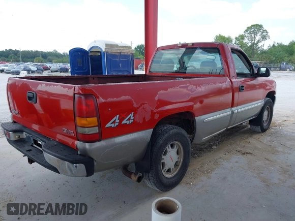 1999 GMC Sierra 1500 SLE with VIN 1GTEK14V3XE527507, listed as a IAAI auction lot 42027271 with 219,531 mi miles and . Bid and sale history available at DreamBid. Image 4.