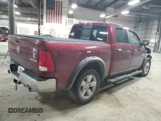 2018 Ram 1500 SLT with VIN 1C6RR7LT9JS337937, listed as a Copart auction lot 47976435 with 75,587 mi miles and Salvage title. Bid and sale history available at DreamBid. Image 3.