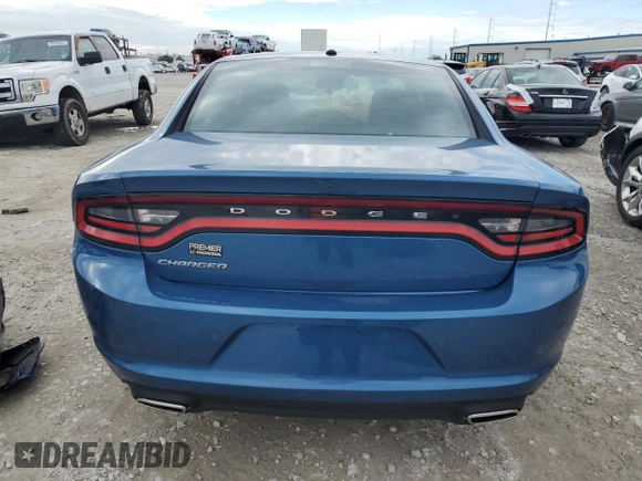 2022 Dodge Charger SXT with VIN 2C3CDXBG1NH255476, listed as a Copart auction lot 88088825 with 45,705 mi miles and Salvage Title. Bid and sale history available at DreamBid. Image 6.