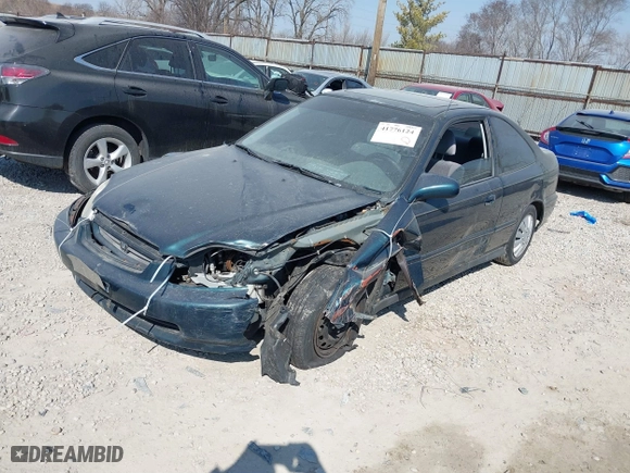 1998 Honda Civic EX with VIN 1HGEJ8249WL057484, listed as a IAAI auction lot 41776124 with 203,020 mi miles. Bid and sale history available at carsss.com. Image 2.