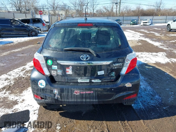 2012 Toyota Yaris L with VIN JTDJTUD33CD520102, listed as a IAAI auction lot 41621530 with 133,144 mi miles. Bid and sale history available at carsss.com. Image 17.