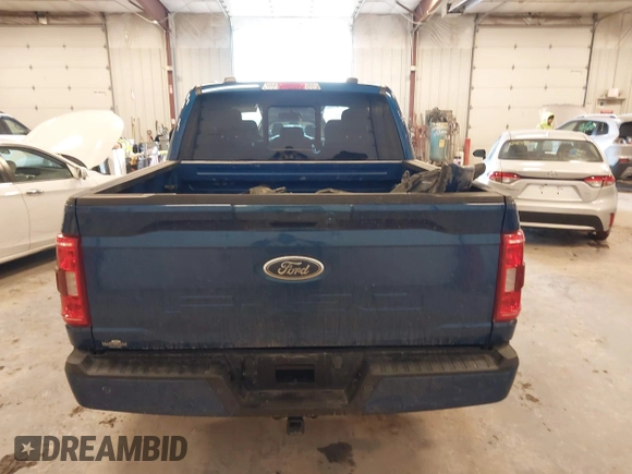 2023 Ford F-150 XL with VIN 1FTFW1E57PKE79681, listed as a IAAI auction lot 41667502 with 17,198 mi miles. Bid and sale history available at carsss.com. Image 16.