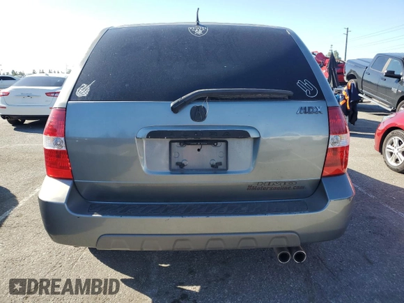 2001 Acura MDX with VIN 2HNYD18261H507334, listed as a Copart auction lot 47962645 with 255,947 mi miles and Salvage Title. Bid and sale history available at carsss.com. Image 6.