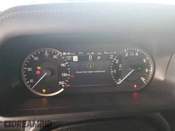 2023 Land Rover Defender X-Dynamic SE with VIN SALE27EU7P2141904, listed as a Copart auction lot 79161754 with 36,671 mi miles and Salvage Title. Bid and sale history available at DreamBid. Image 9.