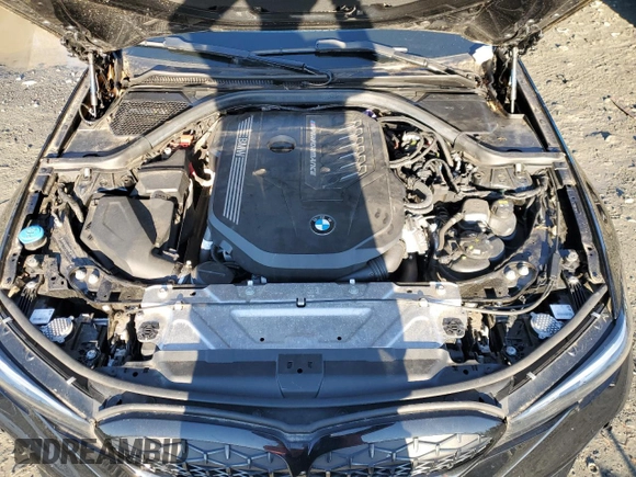 2022 BMW 3 Series M340i xDrive with VIN 3MW5U9J09N8C36136, listed as a Copart auction lot 76598524 with 45,311 mi miles and Salvage Title. Bid and sale history available at carsss.com. Image 11.
