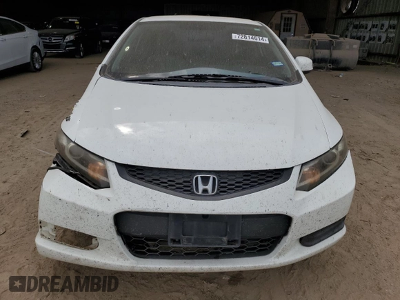 2012 Honda Civic Cpe LX with VIN 2HGFG3B53CH504351, listed as a Copart auction lot 72814614 with 230,903 mi miles and Salvage Title. Bid and sale history available at carsss.com. Image 5.