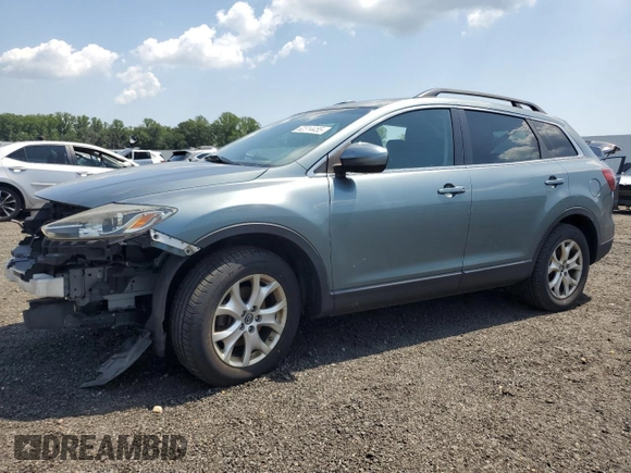 2013 Mazda CX-9 Sport with VIN JM3TB3BV2D0405565, listed as a Copart auction lot 62314455 with 146,825 mi miles and Salvage title. Bid and sale history available at DreamBid. Image 1.