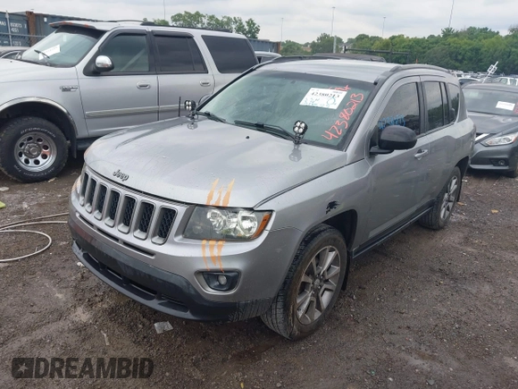 2016 Jeep Compass Sport with VIN 1C4NJCBA8GD699861, listed as a IAAI auction lot 42380213 with 120,538 mi miles and . Bid and sale history available at DreamBid. Image 2.